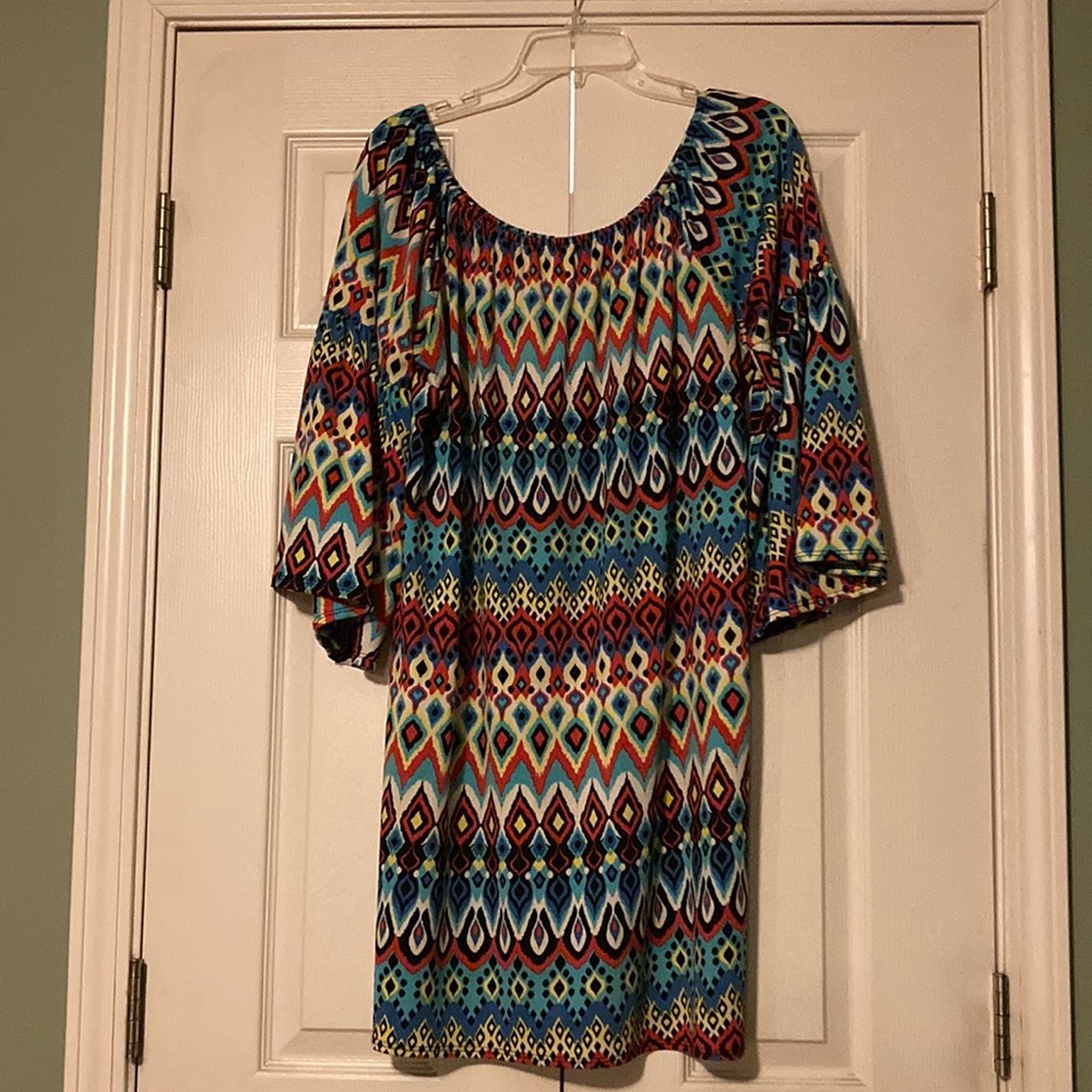 Colorful, Patterned Dress